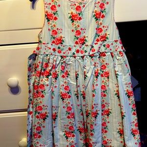 Laura Ashley girls floral Easter dress.